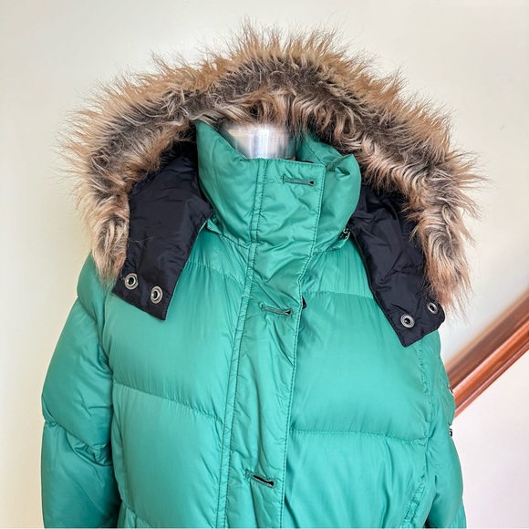 LL Bean Goosedown Puffer Coat with Removable Hood - Picture 13 of 16